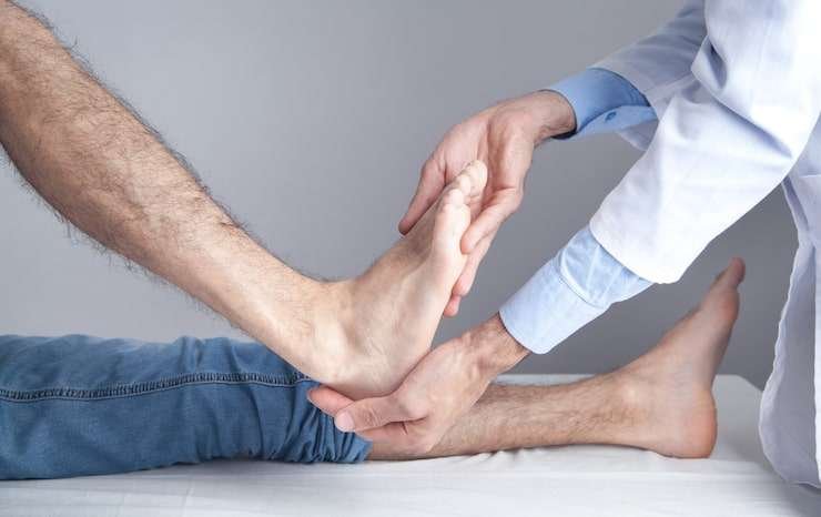 Doctor providing healthcare consultation