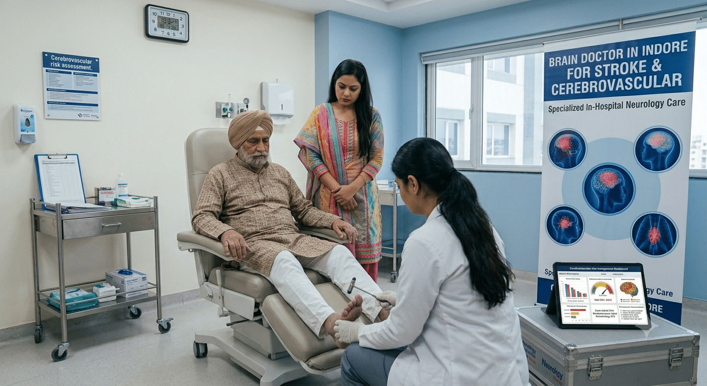Doctor providing healthcare consultation